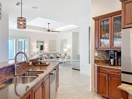 Interior, Kitchen, Living room, Pendant Lights, Recessed Lighting