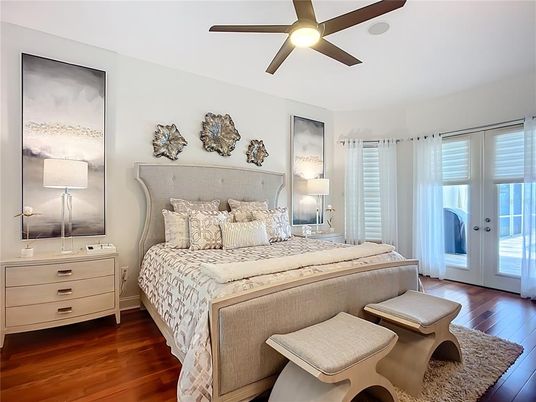 Bedroom, Interior, Wood Texture Flooring