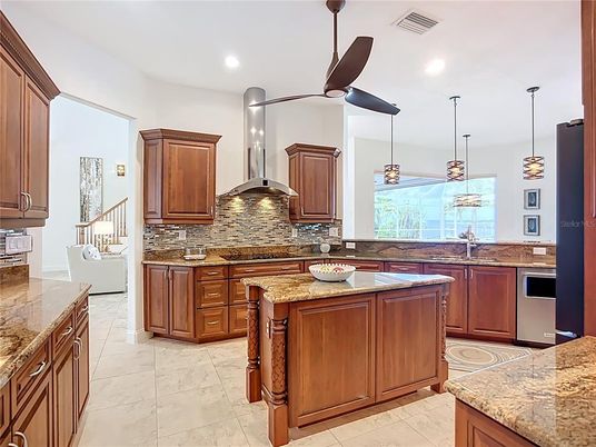 Interior, Kitchen, Pendant Lights, Recessed Lighting