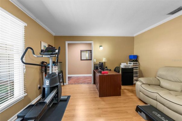 Fitness Equipment, Interior, Wood Texture Flooring