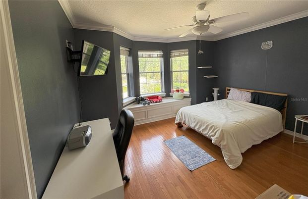Bedroom, Interior, Wood Texture Flooring
