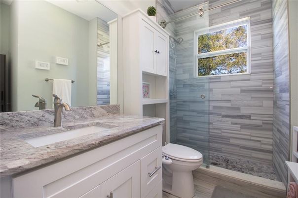 Bathroom, Glass Shower, Interior