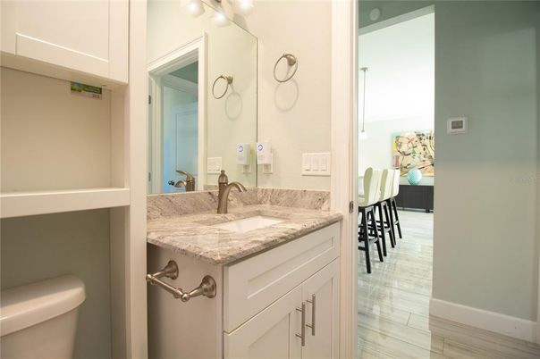 Bathroom, Interior, Wood Texture Flooring