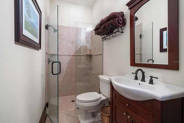 Bathroom, Glass Shower, Interior