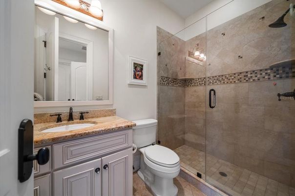 Bathroom, Glass Shower, Interior