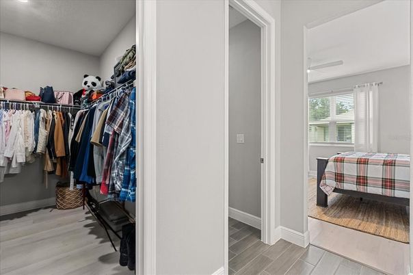 Interior, Walk-in Closets, Wood Texture Flooring