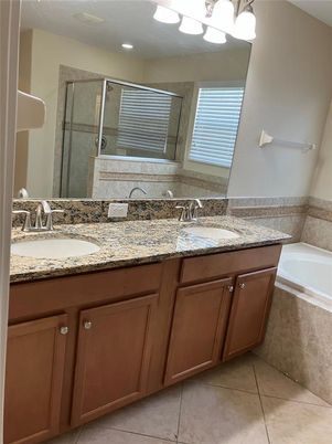 Bathroom, Dual Sink Vanities, Glass Shower, Interior