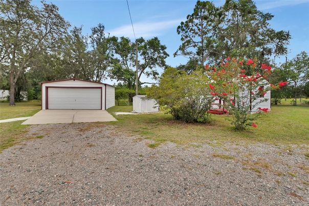 Backyard, Detached Garage, Exterior