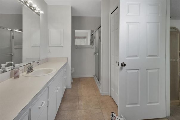 Bathroom, Dual Sink Vanities, Glass Shower, Interior