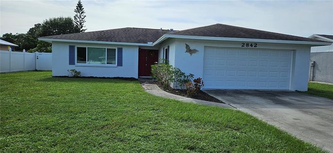 Attached, Backyard, Exterior, Facade, Ranch