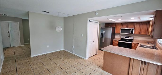 Interior, Kitchen, Recessed Lighting, Stainless Steel Appliances