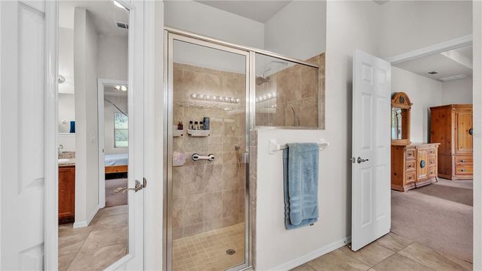 Bathroom, Glass Shower, Interior