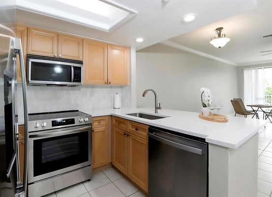 Interior, Kitchen, Recessed Lighting, Stainless Steel Appliances