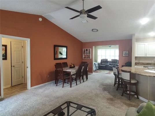Dining room, Interior, Living room, Recessed Lighting