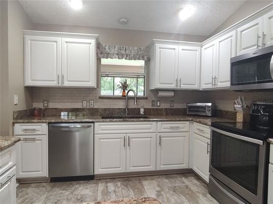 Interior, Kitchen, Recessed Lighting, Stainless Steel Appliances