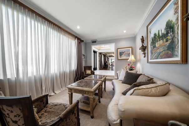 Interior, Living room, Recessed Lighting