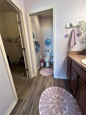 Bathroom, Interior, Wood Texture Flooring