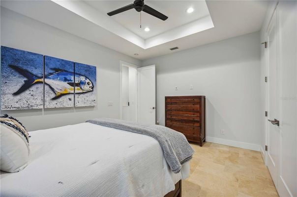Bedroom, Interior, Recessed Lighting