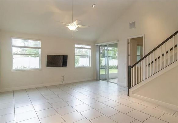 Empty room, Interior, Recessed Lighting