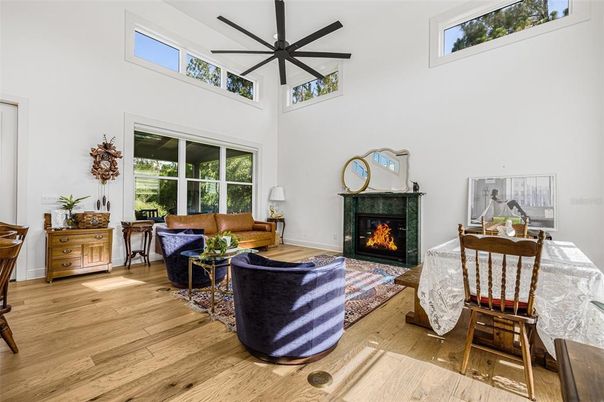 Fireplace, Interior, Living room, Wood Texture Flooring