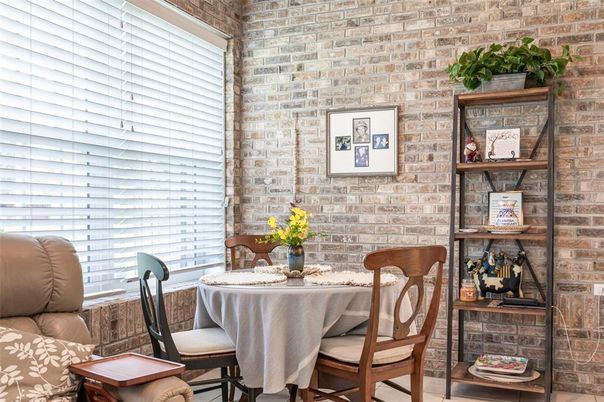 Dining room, Interior, Stone Walls
