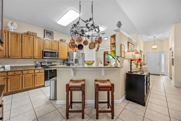 Interior, Kitchen, Pendant Lights, Stainless Steel Appliances