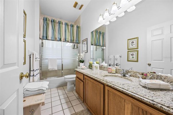 Bathroom, Dual Sink Vanities, Glass Shower, Interior