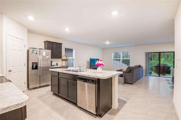 Interior, Kitchen, Living room, Recessed Lighting, Stainless Steel Appliances