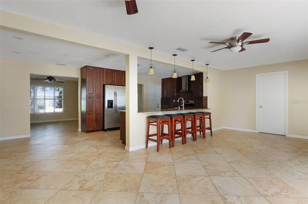 Interior, Kitchen, Pendant Lights, Stainless Steel Appliances