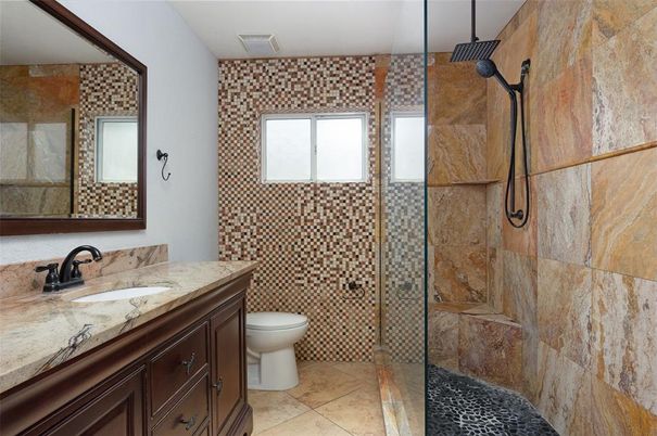 Bathroom, Glass Shower, Interior