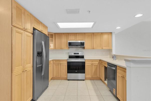 Interior, Kitchen, Recessed Lighting, Stainless Steel Appliances
