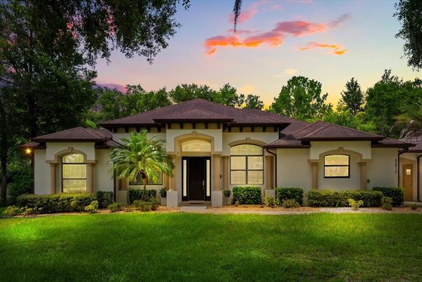 Backyard, Exterior, Facade, Mediterranean