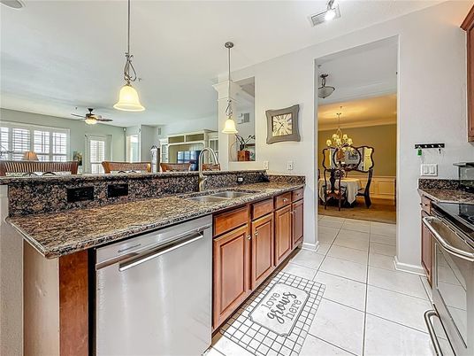 Dining room, Interior, Kitchen, Pendant Lights