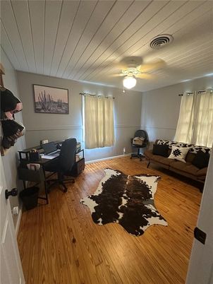 Home Office, Interior, Wood Texture Flooring