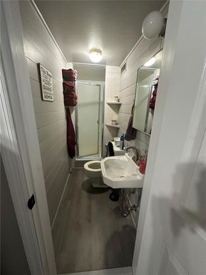 Bathroom, Interior, Wood Texture Flooring