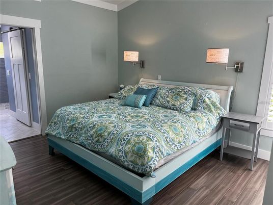 Bedroom, Interior, Wood Texture Flooring