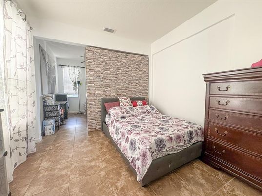 Bedroom, Interior, Stone Walls