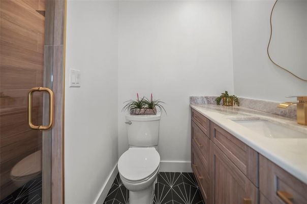 Bathroom, Glass Shower, Interior