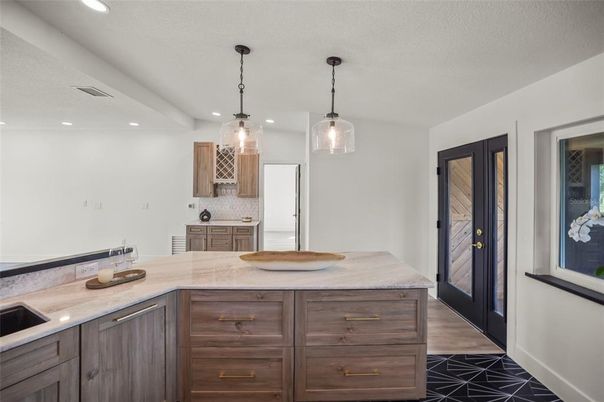 Interior, Kitchen, Pendant Lights, Recessed Lighting