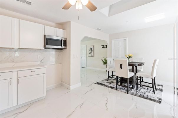 Dining room, Interior, Kitchen, Marble