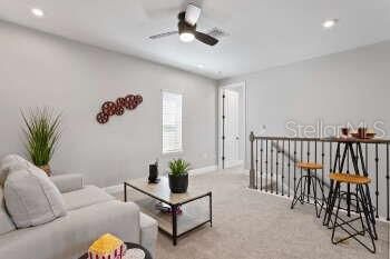 Interior, Living room, Recessed Lighting