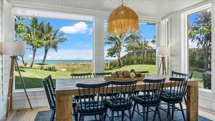 Dining room, Interior, Water, Wood Texture Flooring