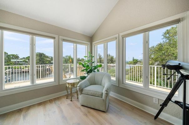 Interior, Sun Room, Wood Texture Flooring