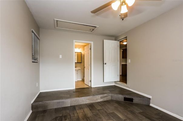 Bathroom, Empty room, Interior, Wood Texture Flooring