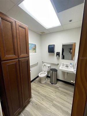 Bathroom, Interior, Wood Texture Flooring