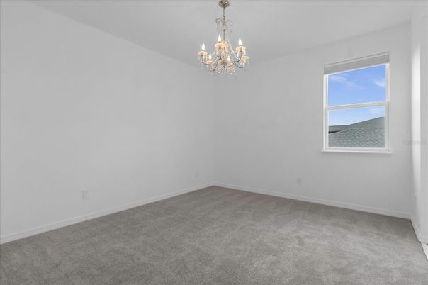 Chandelier, Empty room, Interior
