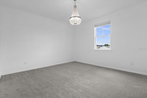 Chandelier, Empty room, Interior