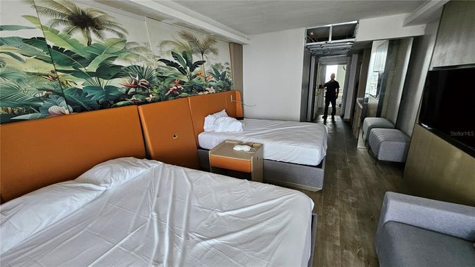 Bedroom, Interior, Wood Texture Flooring