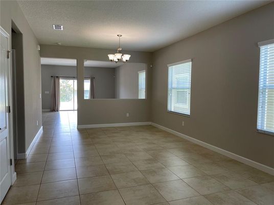 Chandelier, Empty room, Interior