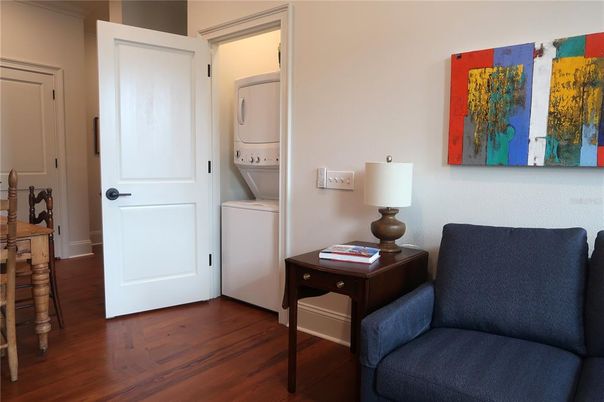 Interior, Utility Closets, Washer, Wood Texture Flooring